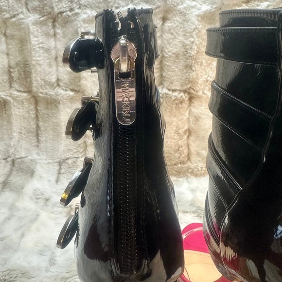 Mack J Western Inspired Buckle Multi Strap 5" High Heel - Picture 7 of 8